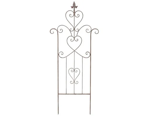 matches21 HOME & HOBBY Gartenstecker Rankgitter Vintage Grau (1-St) Wetterfest, Witterungsbeständig, zum Stecken