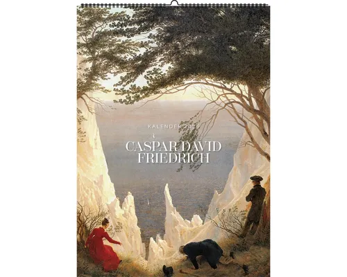 Wandkalender 2026 »Caspar David Friedrich« - Großformatiger Wandkalender mit berühmten Werken des Romantikers Caspar David Friedrich. Ideal für Kunstliebhaber, bietet Platz für Notizen und bringt inspirierende Naturszenen in Ihr Zuhause.