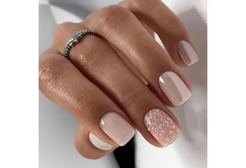 LuxusKollektion Kunstfingernägel 24er Pack Weiß Eckig Kurze Nägel Aufkleben French Press on Nails