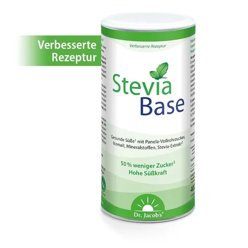 Produktbild Stevia Base 400 g Tafelsüße, Ohne typischen Stevia-Nachgeschmack- Dr. Jacob´s