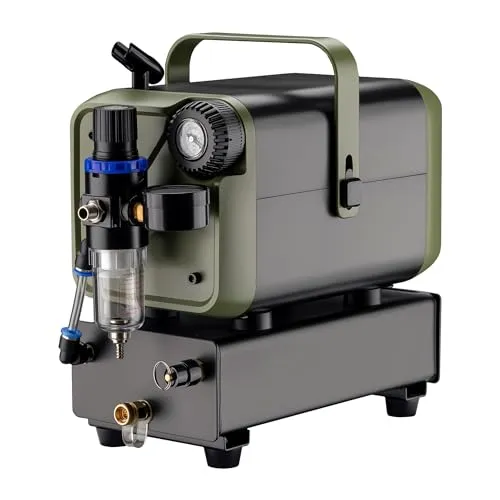 Wiltec Airbrush Kompressor HS-679F – Leistungsstarker Druckluftkompressor für kreative Anwendungen