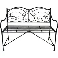 Garden Pleasure Gartenbank Vesuv in schwarz von Garden Pleasure