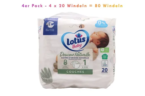 Lotus Baby Douceur Naturelle Windeln Neugeborene
