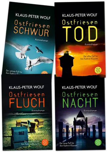 OSTFRIESLANDKRIMIS: ANN KATHRIN KLAASEN letzte vier Fälle (Band 10, 11, 12 ...
