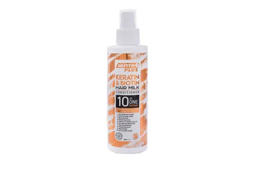 Softto Plus Haarspülung 10in1 Keratin & Biotin Conditioner Hair Milk- Pflege für Haarausfall