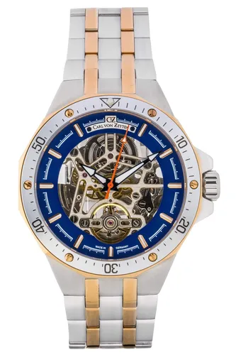 Carl von Zeyten CVZ0094RBLM Automatik Urberg Armbanduhr - Herren Armbanduhr mit Saphirglas, 100 m wasserdicht und mechanischem Uhrwerk. Limitierte Auflage mit elegantem Design und Sichtboden.