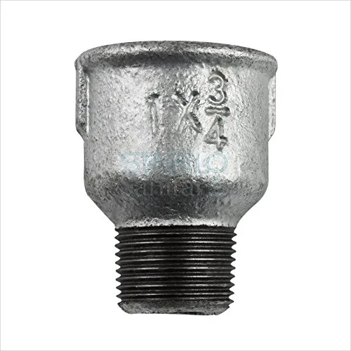 Temperguss Reduziermuffe 1 1/2' x 3/4' Zoll IG/AG Reduzierung