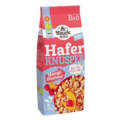 Hafer Knusper Müsli - Mango Himbeer 285g | BAUCK MÜHLE