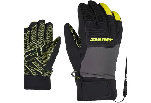 ZIENER Kinder Skihandschuhe LANUS AS(R) PR junior in gelb von ZIENER
