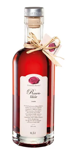 Rosenlikör 0,5 l  Gourmet Berner    20% Vol.