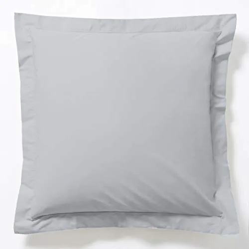 Vision – Kissenbezug – Perlgrau – 65 x 65 cm – 100% Baumwolle – Dicht gewebt – Weich und geschmeidig – Öko-Tex-Zertifiziert