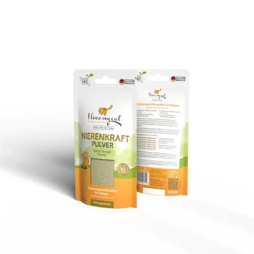I love my cat Nahrungsergänzung für Katzen - Nierenkraft Pulver