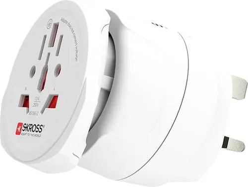 Skross 1.500231-E Reiseadapter CO W to UK2