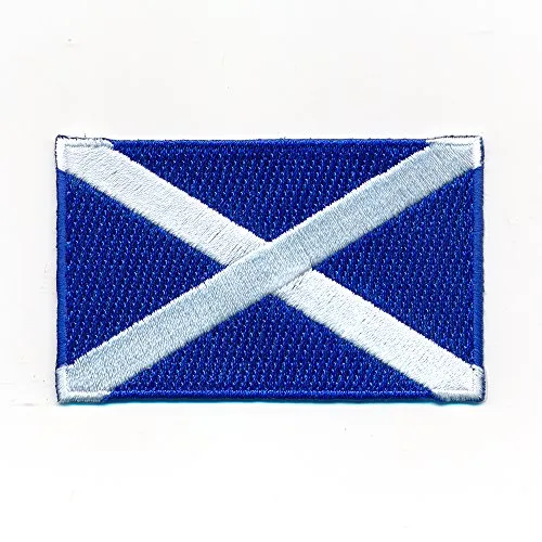 hegibaer 80 x 50 mm Schottland Edinburgh Glasgow Flagge Flag Aufnäher Aufbügler 1061 X