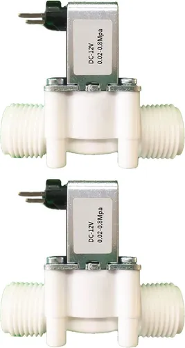 Stück Wasserventil 12 V DC Magnetventil NC Elektromagnetventil G3/4 Zoll 2