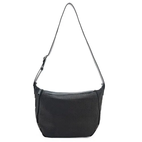 FredsBruder Daily Catch Schultertasche Leder 32 cm schwarz in schwarz von FREDsBRUDER