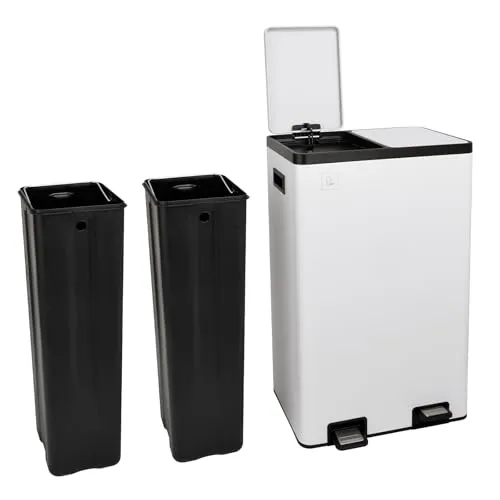 SVITA TMH2X30 Mülleimer 60L in weiß von SVITA
