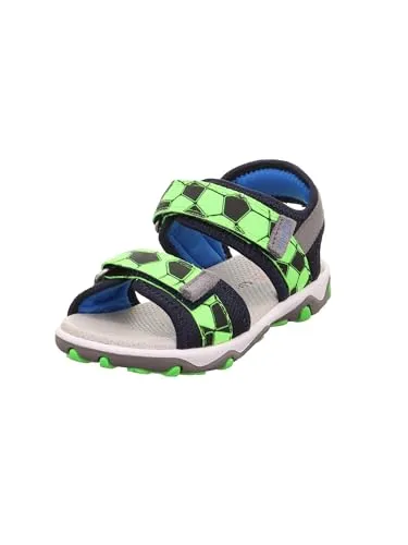 Superfit Mike 3.0 Sandale - Blau/Hellgrün 8000, 25 EU - Wanderschuhe mit chromfrei gegerbter Lederinnensohle und strapazierfähigem Textilfutter für optimalen Tragekomfort bei Abenteuern im Freien.