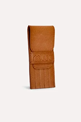 muud Eva handgefertigtes Lederetui für Nadeln Whisky von Universal Yarn