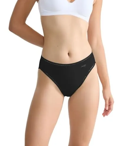 Sloggi GO Crush High Leg C3P Black – Bequeme Unterwäsche von sloggi