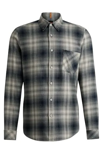 BOSS Rickert_M Funktionsjacke - Regular Fit mit Button-Down-Kragen und aufgesetzten Brusttaschen, ideal für aktive Freizeit und Alltag.
