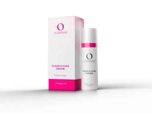 oceanwell Gesichts-Reinigungscreme OceanCollagen 30ml - Sanfte Reinigungscreme für ein frisches Hautgefühl, mit hochwertigen Inhaltsstoffen für die tägliche Pflege. Ideal für die schonende Reinigung und Pflege der Haut.