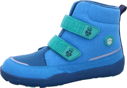 Affenzahn Oktopus Jungen Winterstiefel in Blau, Größe 24 - Wanderschuhe mit atmungsaktiven Materialien und flexibler Sohle für ein natürliches Laufgefühl. Der praktische Klettverschluss sorgt für perfekten Halt – ideal für kleine Abenteurer!