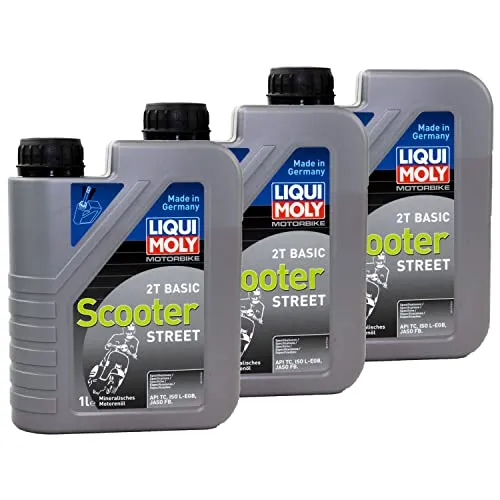 Motoröl Motor Öl LIQUI MOLY Basic Scooter 2T 3 X 1 Liter