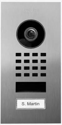 DoorBird D1101V IP Video Türstation Unterputz Edelstahl V4A - Haus-Alarmanlagen mit hochwertiger D1101V Video Türstation aus V4A Edelstahl, bietet HDTV-Bildqualität, Ultraweitwinkel und Nachtsicht für maximale Sicherheit.