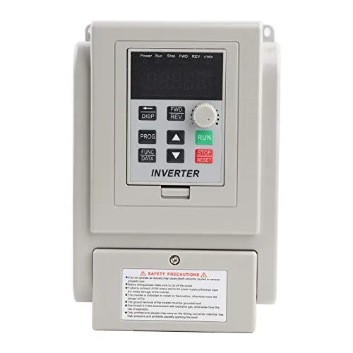 Fafeicy Frequenzumrichter 0,75kW, 220V | Einphasig, V/F-Regelkreis, PWM-Steuerung, für 0,75kW Motoren, kompakt, universelle Anwendungen