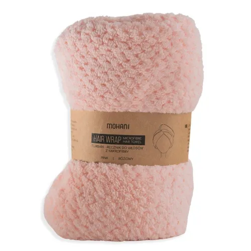 Mohani Mikrofaser-Haarturban Pink 1 Stk