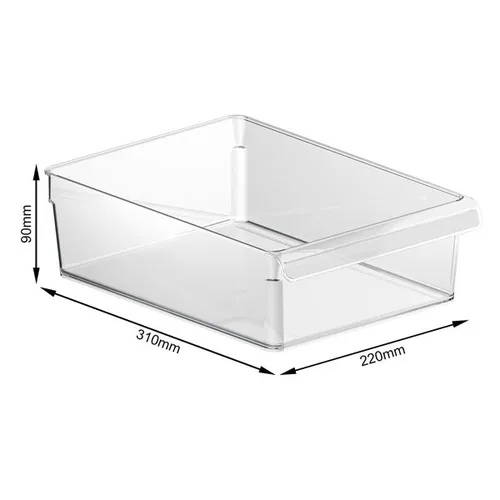 Rotho Kühlschrank-Organizer LOFT – 5L, L 31 x B 22 x H 9 cm