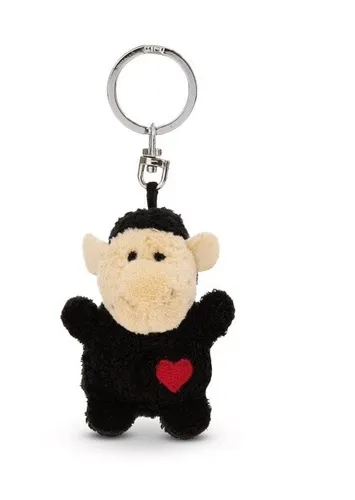 Schlüsselanhänger Schaf schwarz mit Herz von NICI