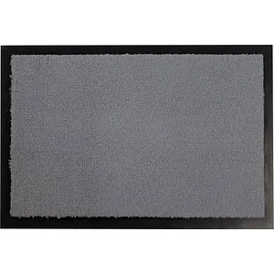 HAMAT Fußmatte Candy, grau 60x90 cm - Robuste rechteckige Fußmatte für Innen- und überdachte Außenbereiche, waschbar bis 40 Grad und ideal zur Feuchtigkeitsaufnahme.