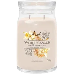Yankee Candle Signature - Vanilla Crème Brûlée 567g - Kerzen & Teelichter, luxuriöser Duft von cremiger Vanille, ideal für eine entspannende Atmosphäre in jedem Raum.
