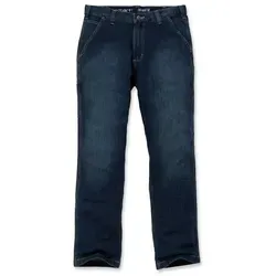Carhartt Rugged Flex Relaxed Jeans, blau, Größe 32 für Männer - Arbeits- & Schutzkleidung mit Rugged Flex® Stretch-Technologie für optimale Bewegungsfreiheit und Komfort während der Arbeit.