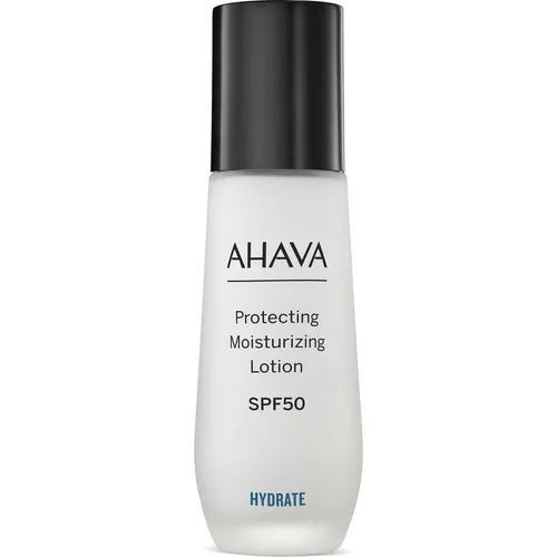AHAVA Protecting Moisturizing Lotion SPF50 - 50ml - Gesichtspflege mit hohem UV-Schutz SPF 50, angereichert mit Mineralien aus dem Toten Meer für intensive Feuchtigkeit und Schutz vor Sonnenschäden.