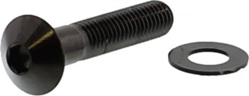 Produktbild Linsenschraube JMP M8x1,25mm 40mm Edelstahl V4A schwarz