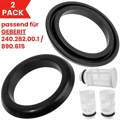 Bassindichtung passend für GEBERIT 240.282.00.1 890.615 UP Spülkasten Dichtung