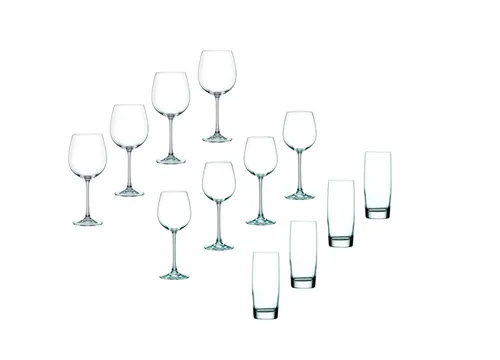 Spiegelau & Nachtmann Gläserset Vivendi 12-teilig Rotwein Weißwein Longdrink Kri