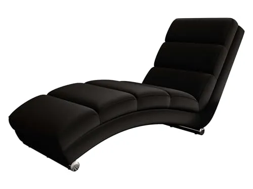 Mirjan24 Relaxliege Holiday Loungesessel - Modern und Bequem - Relaxsessel & -liegen für absolute Entspannung mit hochelastischem Schaumstoff und verchromten Füßen, ideal für stilvolle Wohnräume.