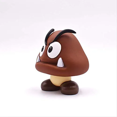Super Mario Bros Goomba Actionfigur 7 cm, Spielzeugdoll-Figur Super Mario