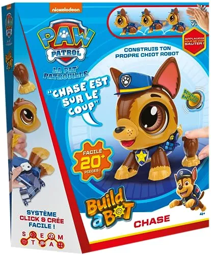 Goliath Paw Patrol – Chase – Build A Bot – Bauen Sie Ihren eigenen Roboter Welpen – für Kinder ab 4 Jahren – Lernen des Klangs