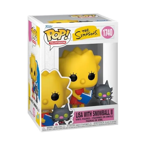 Funko Pop! & Buddy: Simpsons 1- Lisa Simpson & SB​ - The Simpsons - Vinyl-Sammelfigur - Geschenkidee - Offizielle Handelswaren - Spielzeug Für Kinder und Erwachsene - TV Fans
