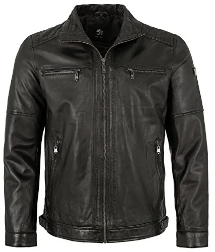 Otto Kern- Herren Lederjacke Lammnappa schwarz Größe 48
