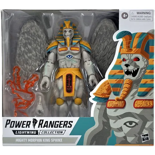 MIGHTY MORPHIN KING SPHINX FIGURE POWER RANGERS LIGHTNING COLLECTION HASBRO OVP