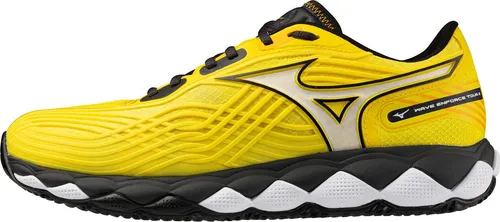 Mizuno Wave Enforce Tour 2 Padel - vibrant yellow/white/black sand, Größe:8.5
