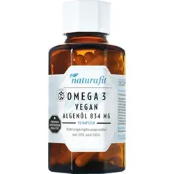 Naturafit Omega-3 vegan Algenöl 834 mg Kapseln
