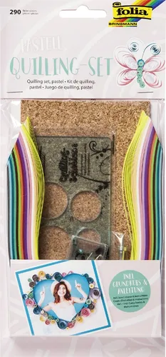 folia Quilling-Set PASTELL 290-teilig