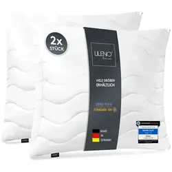LILENO HOME Kopfkissen 45x45 cm [2er Set] als Kissen-Füllung